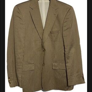 - Hugo Boss Men Suit Coat Size 42 Regular business casual blazer jacket stripes